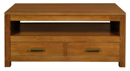 Paris 4 Drawer Coffee Table (Light Pecan)