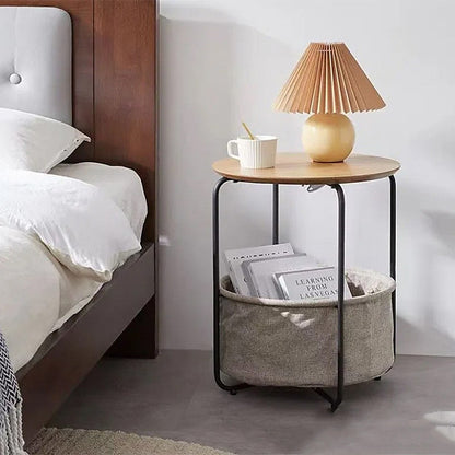 Modern Bedside Table Nightstand Storage for Bedroom or Living Room