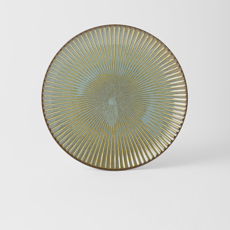 Dinner Plate 23.5cm Green Sendan Glaze