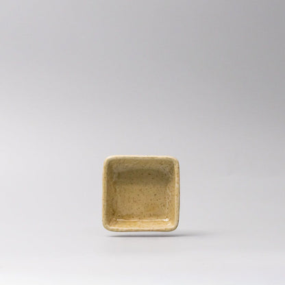 Sauce Dish Squared 8cm Biscuit Glaze