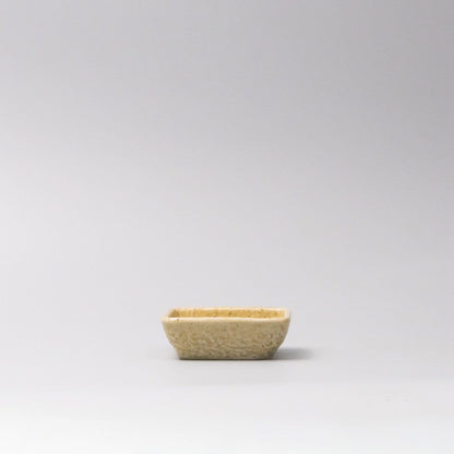 Sauce Dish Squared 8cm Biscuit Glaze
