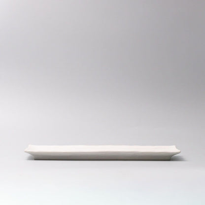 Plate Rectangular Sashimi 32cm Matte White Glaze