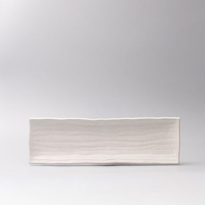 Plate Rectangular Sashimi 32cm Matte White Glaze