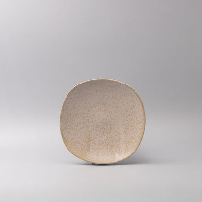 Side Plate 20cm White Fade Glaze