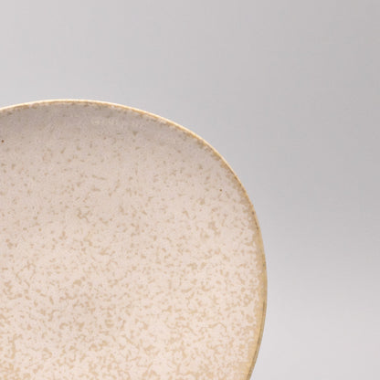 Side Plate 20cm White Fade Glaze
