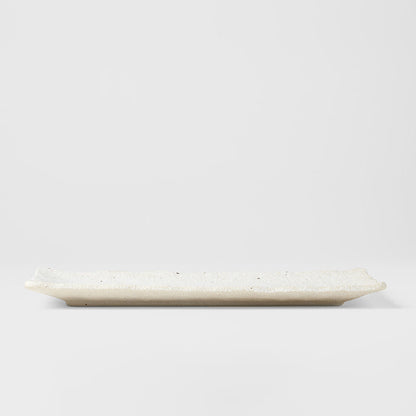 Sashimi Plate 29cm Shell White Glaze