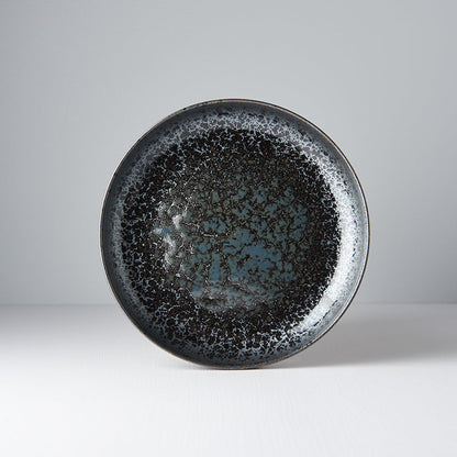 Plate High Rim 22cm Black Pearl Glaze
