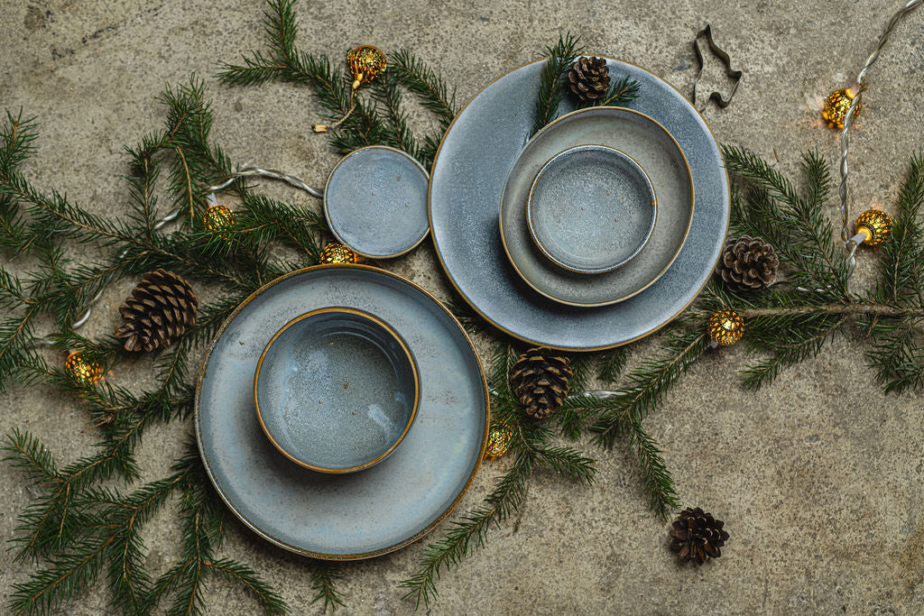 Bowl 10cm Steel Grey Glaze