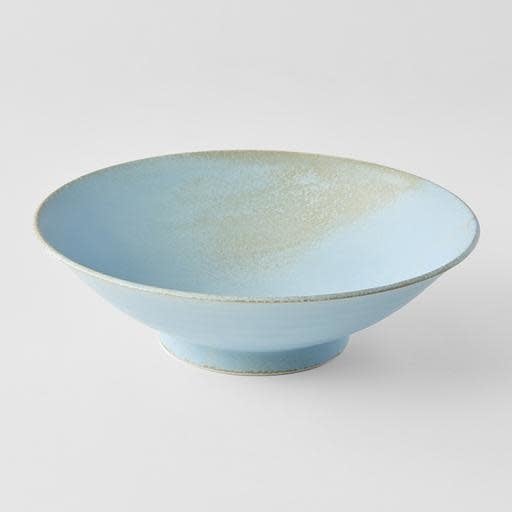 Ramen Bowl 24.5cm Soda Blue Glaze