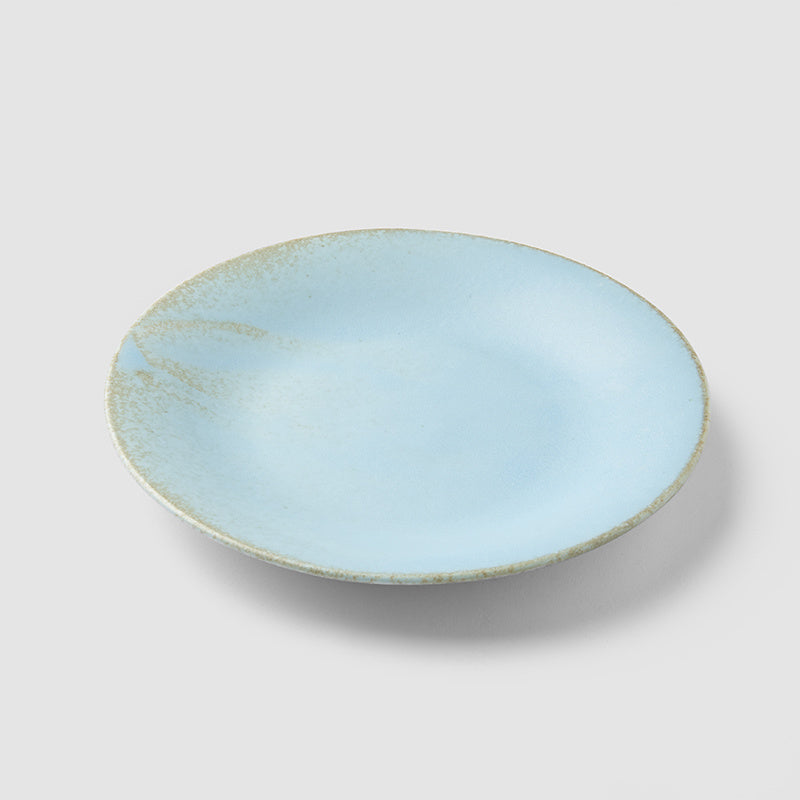 Tapas Plate 17cm Soda Blue Glaze