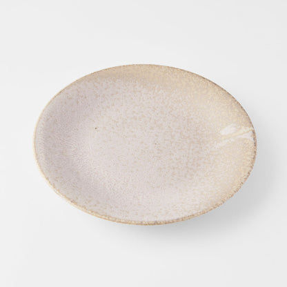 Side Plate 21cm White Fade Glaze