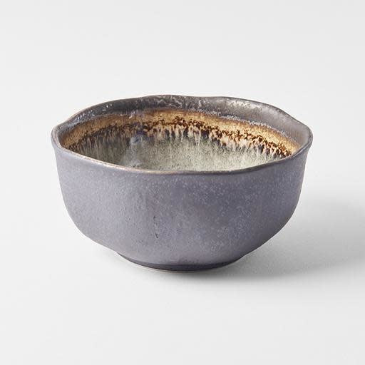Bowl Organic 14.5cm Akane Grey Glaze