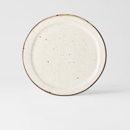 Plate Organic Flat 25.5cm Piro Piro Glaze