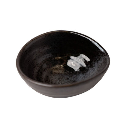 Bowl Small 10cm Metallic Black Glaze