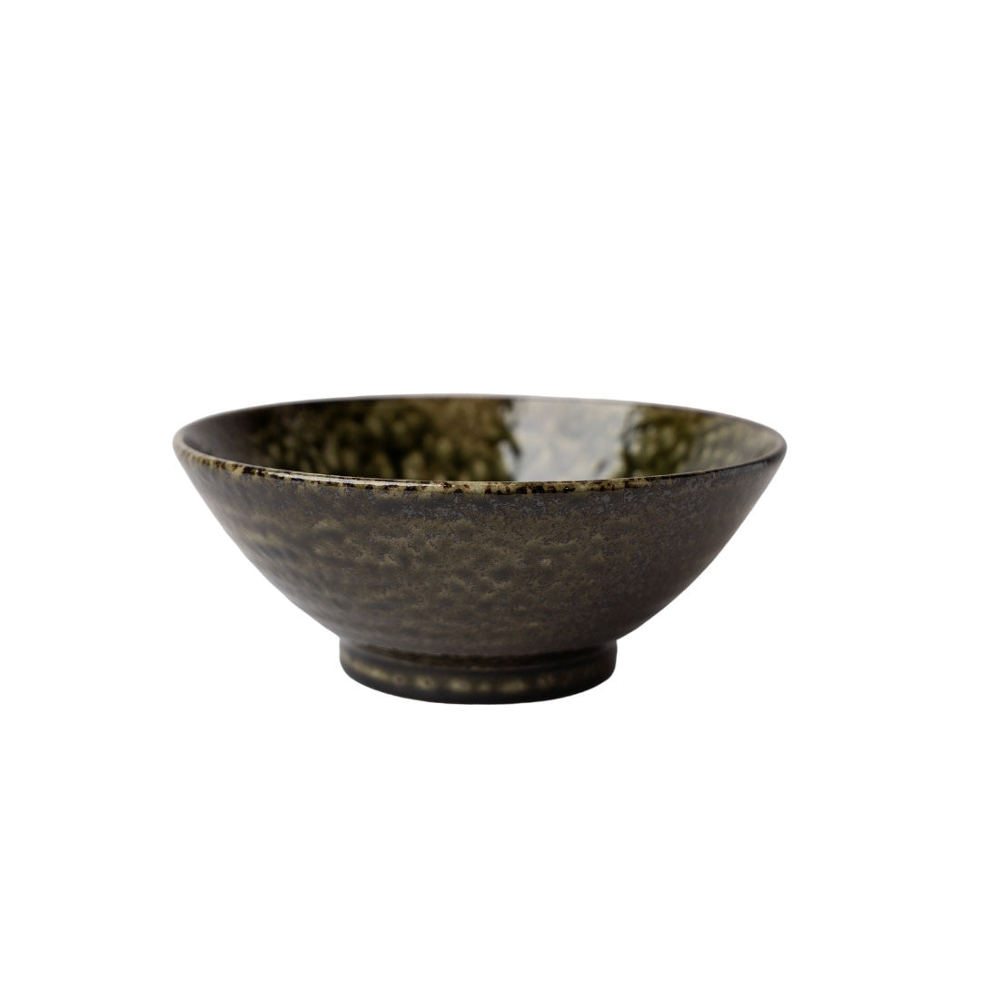 Bowl V Shaped 19cm Sage Glaze