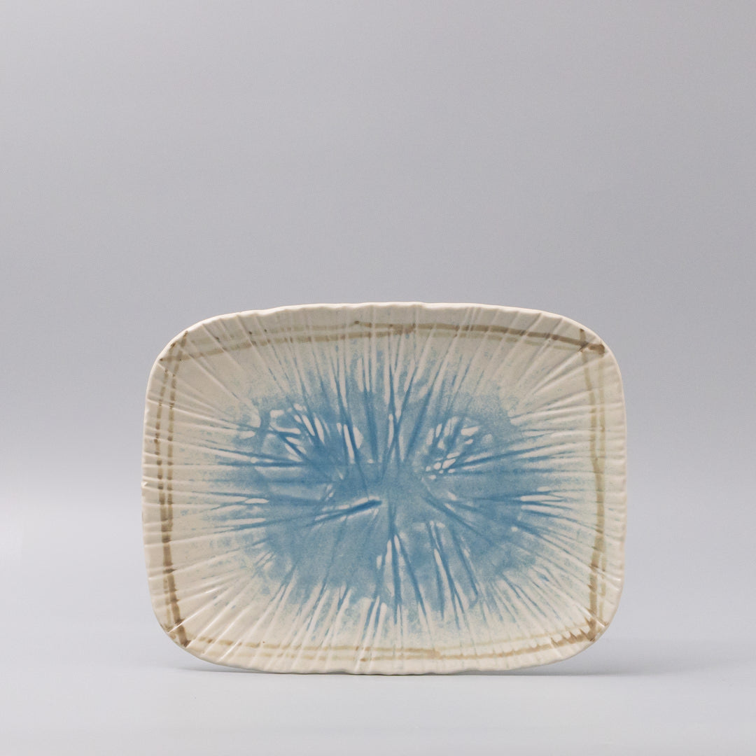 Sushi Platter 25.8x19.8cm Okinawa Glaze