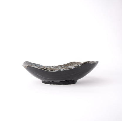 Sushi Plate 22cm Shiranami Glaze