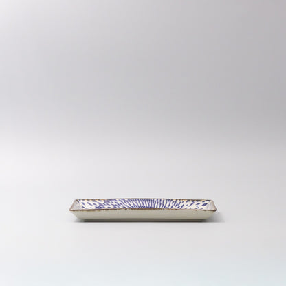 Sushi Plate 25cm Speckled Swirl Design