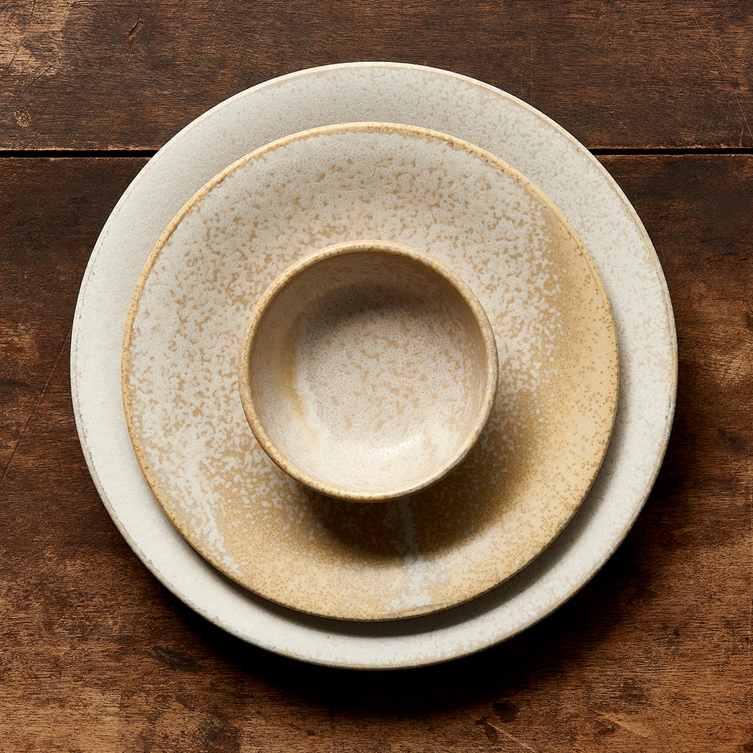 Bowl 11cm White Fade Glaze
