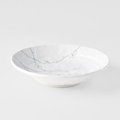 Pasta Bowl 24cm White Blossom Glaze