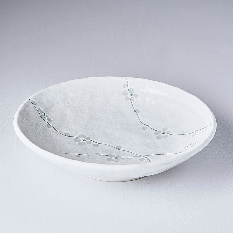 Pasta Bowl 24cm White Blossom Glaze