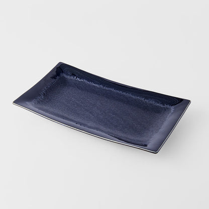 Platter Rectangular 33cm Matt and Shiny Glaze