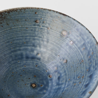 Bowl V Shape 18.6cm Craft Blue Glaze