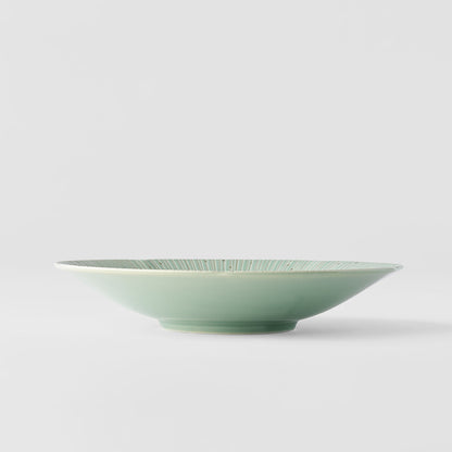 Pasta Bowl 24.5cm Ice Green Glaze
