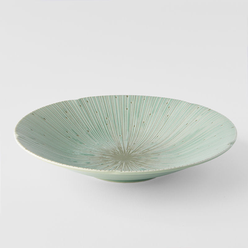 Pasta Bowl 24.5cm Ice Green Glaze
