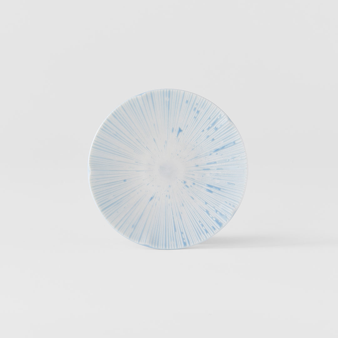 Tapas Plate 13cm Ice Blue Glaze