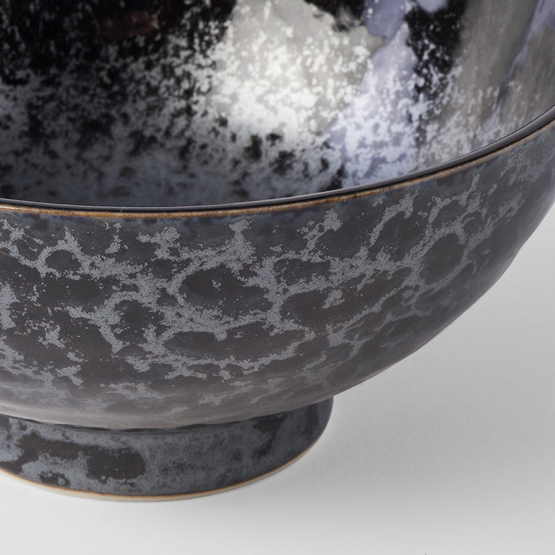 Udon Bowl 19.5cm Black Pearl Glaze