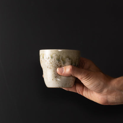 Mug Yunomi 280ml Light Green Drip Glaze