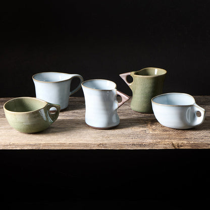 Cup 100ml Arc Green Glaze