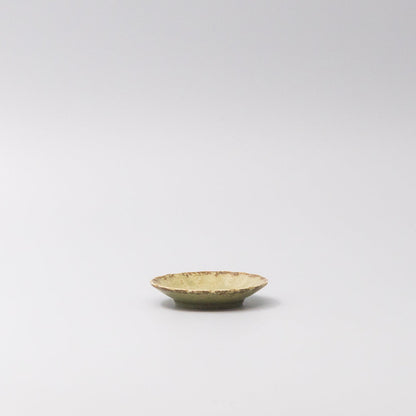 Sauce Dish 8cm Scallop Lime Fade Glaze
