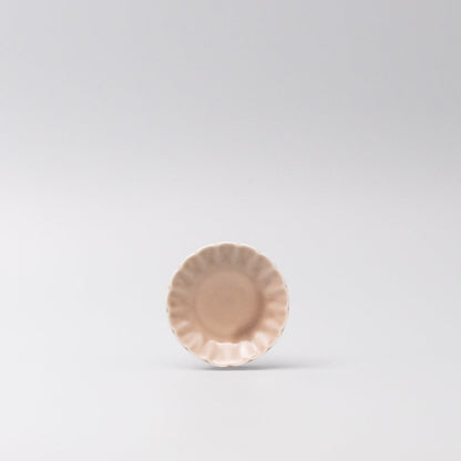Sauce Dish 8cm Scallop Blush Gloss Glaze