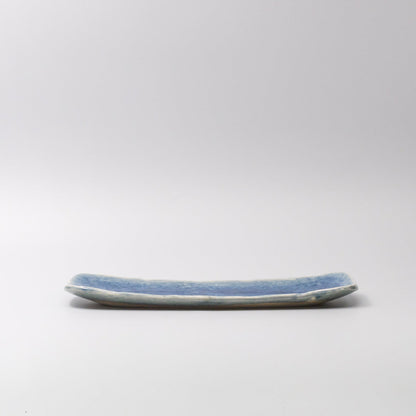 Plate Sashimi 31cm Amane Sapphire Glaze