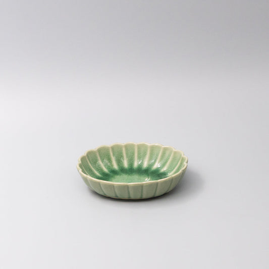 Bowl Oval 16cm Amane Emerald Glaze