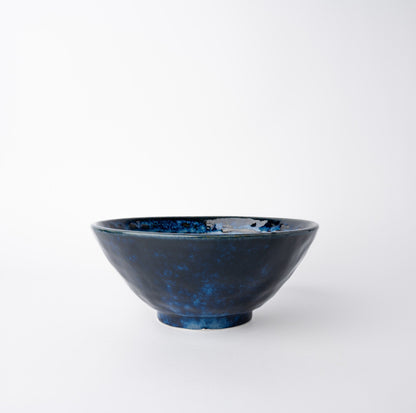Udon Bowl 19cm Copper Swirl Glaze