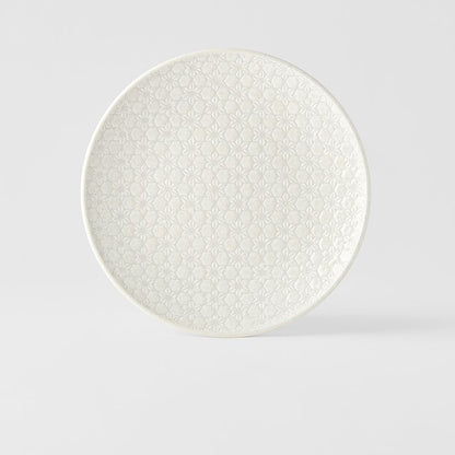 Dinner Plate 25.5cm White Star Glaze