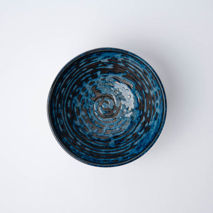 Bowl 15cm Copper Swirl Glaze