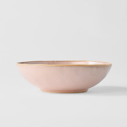 Bowl Oval 16cm Sakura Pink Glaze