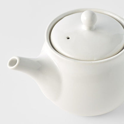 Teapot 400ml Matte White Glaze
