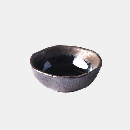 Sauce Bowl 8cm Black Mingei Glaze
