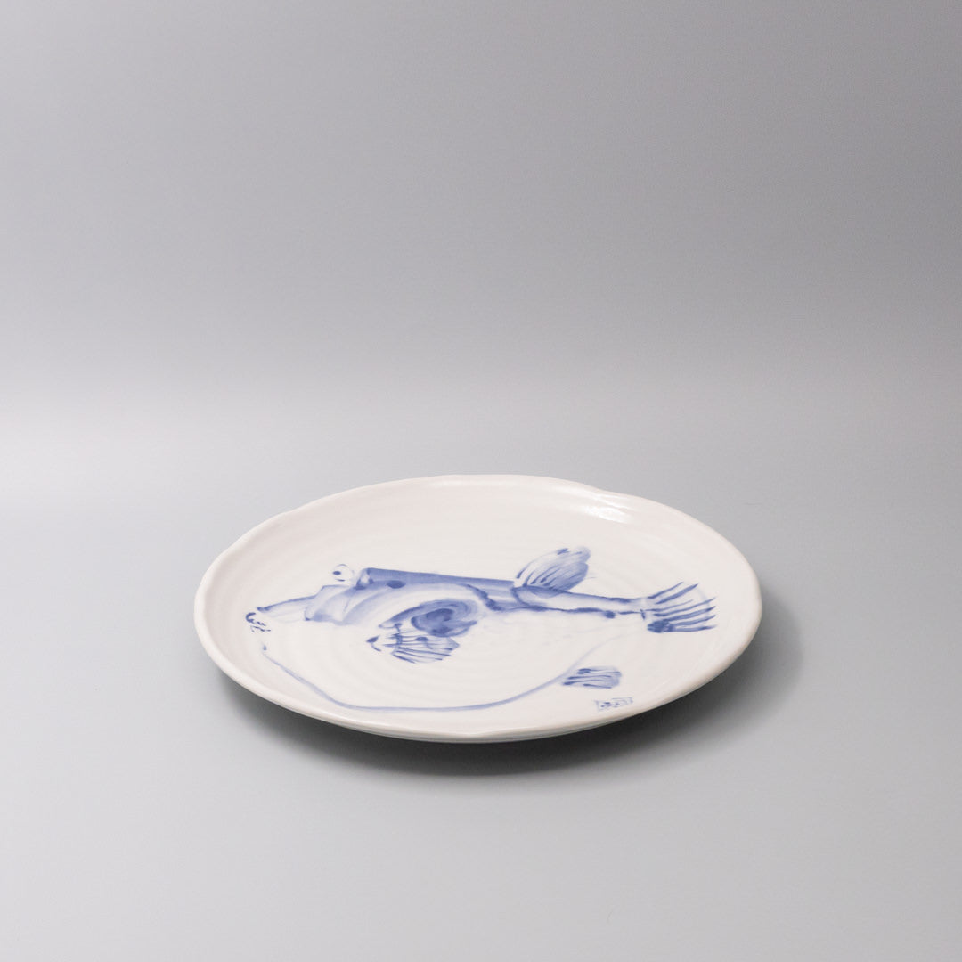 Serving Platter 29cm Fugu Design