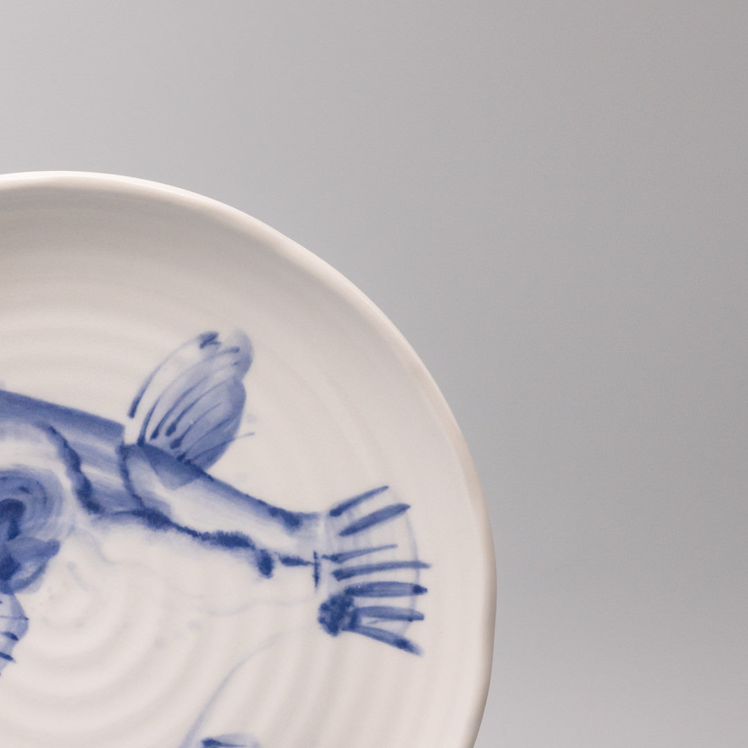 Serving Platter 29cm Fugu Design