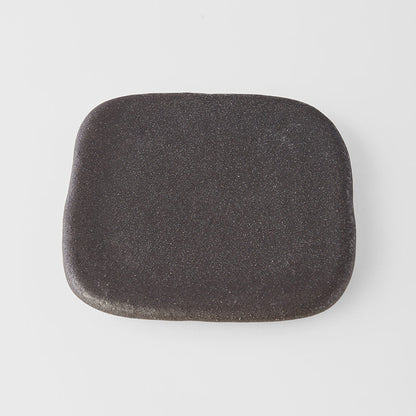Plate Square 19cm Stone Slab Design