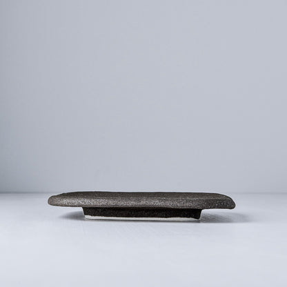 Plate Square 19cm Stone Slab Design
