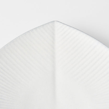 Plate 17.5cm Snow Leaf Glaze