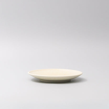 Tapas Plate 17cm Buttermilk Glaze