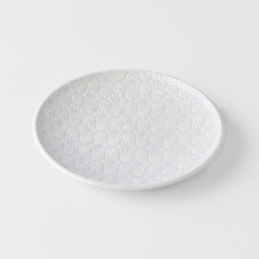 Tapas Plate 17cm White Star Glaze